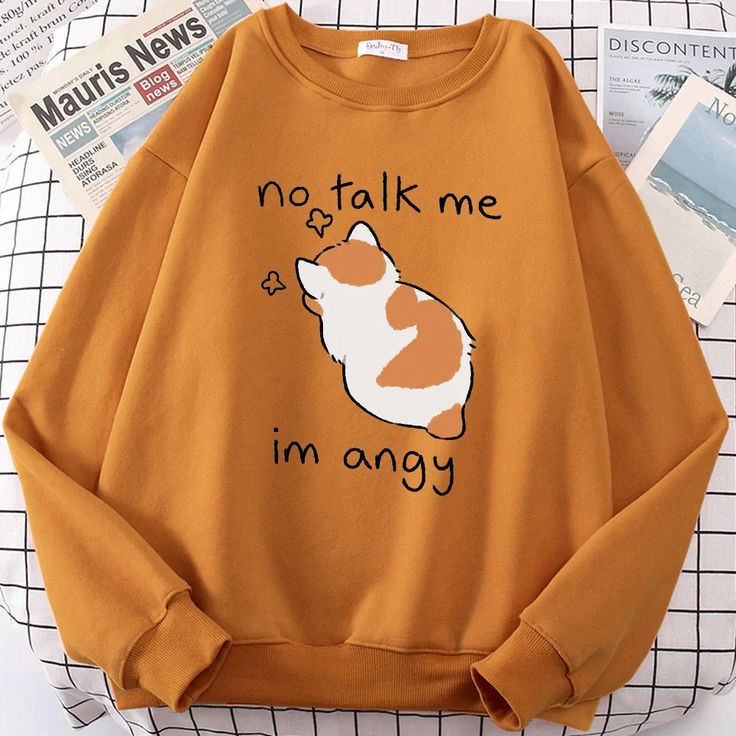 Angy Kitty Cat Sweatshirt 3