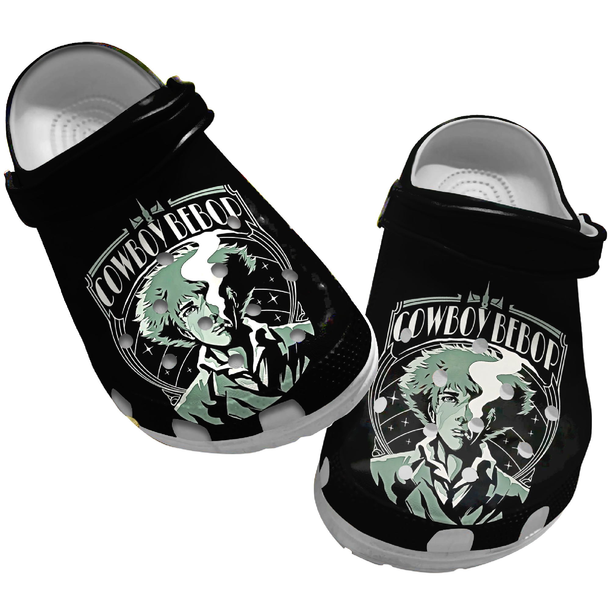 Anime Clogs, Cowboy Bebop Clogs, Cowboy Bebop Clog Shoes Unisex, Anime Sandals, Spike Clogs, Cowboy Bebop