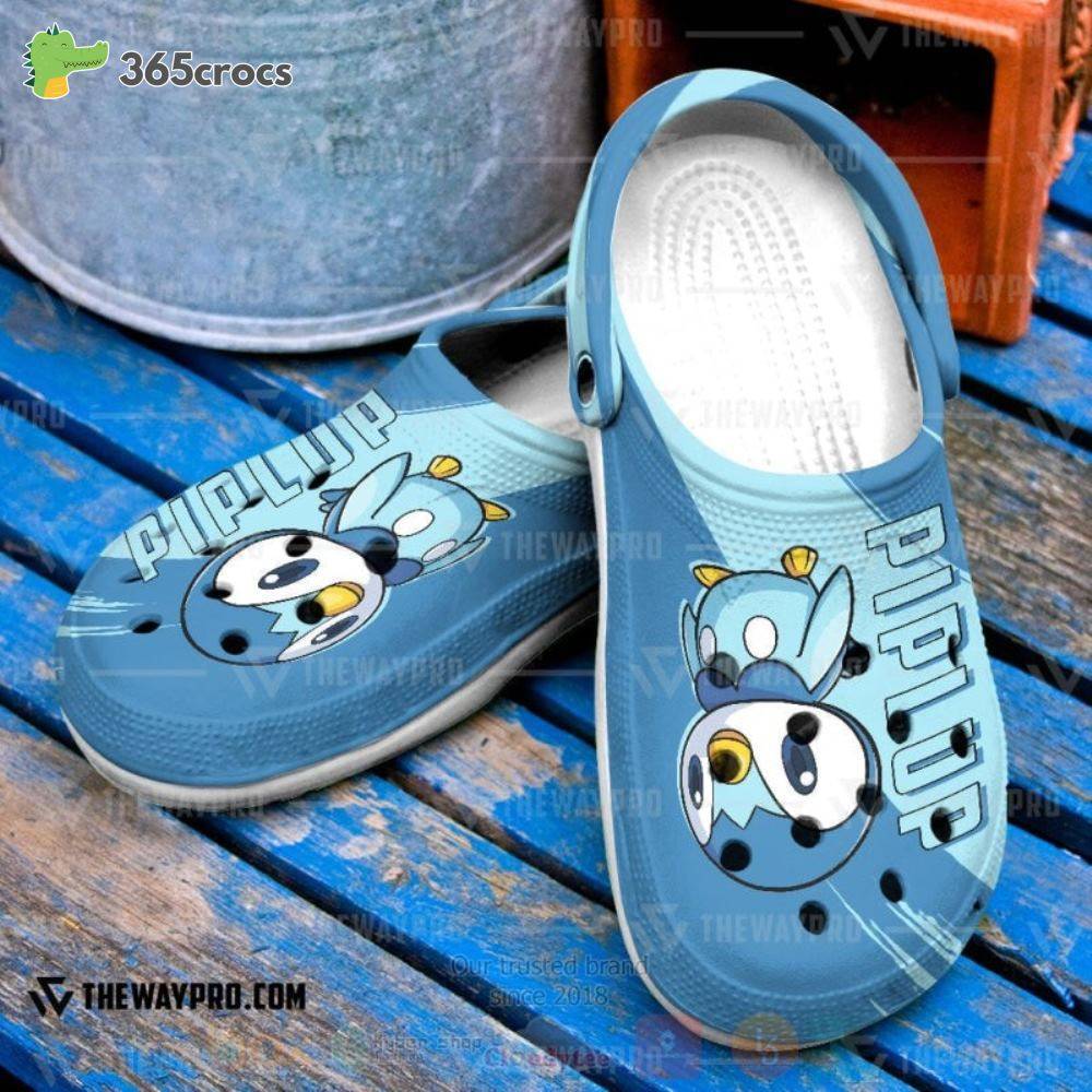Anime Pokemon Piplup Inspired Crocss Clog Shoes