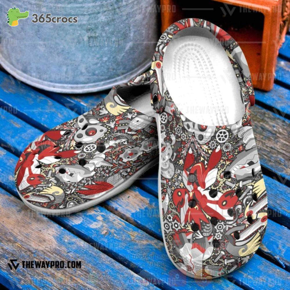 Anime Pokemon Steel Inspired Crocss Clog Shoes