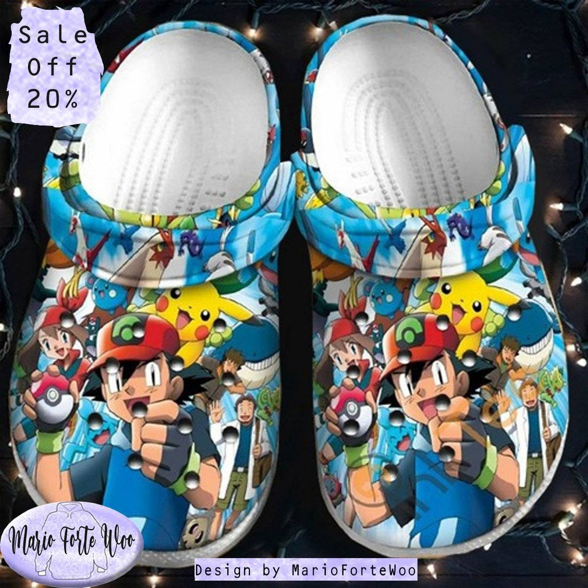 Anime Pokemon Summer Men Women Sandals Slippers Shoes Clogs Pokemon Gifts