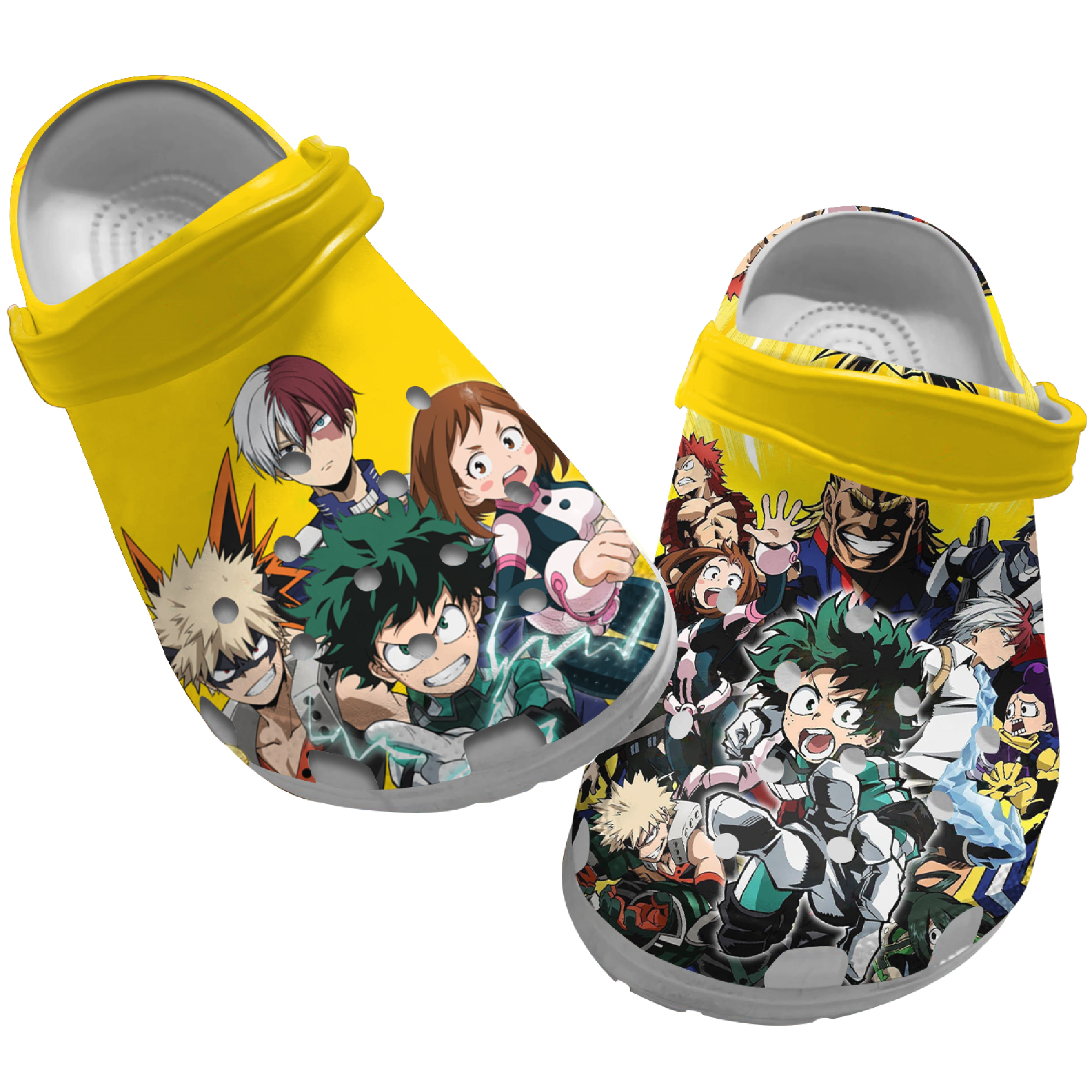 Anime Sandals, My Hero Academia Clogs, My Hero Academia Clog Shoes Unisex, Anime Clog Shoes, Anime Clogs