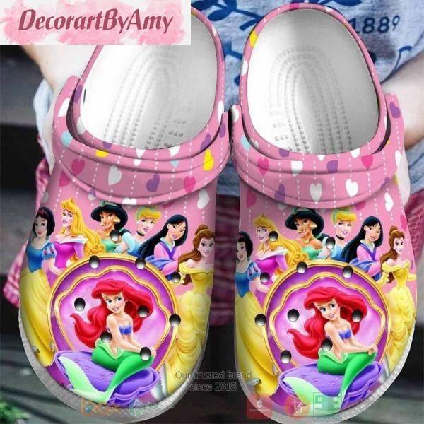 Ariel Little Mermaid Disney Princess Crocss Sandals Fan Gift