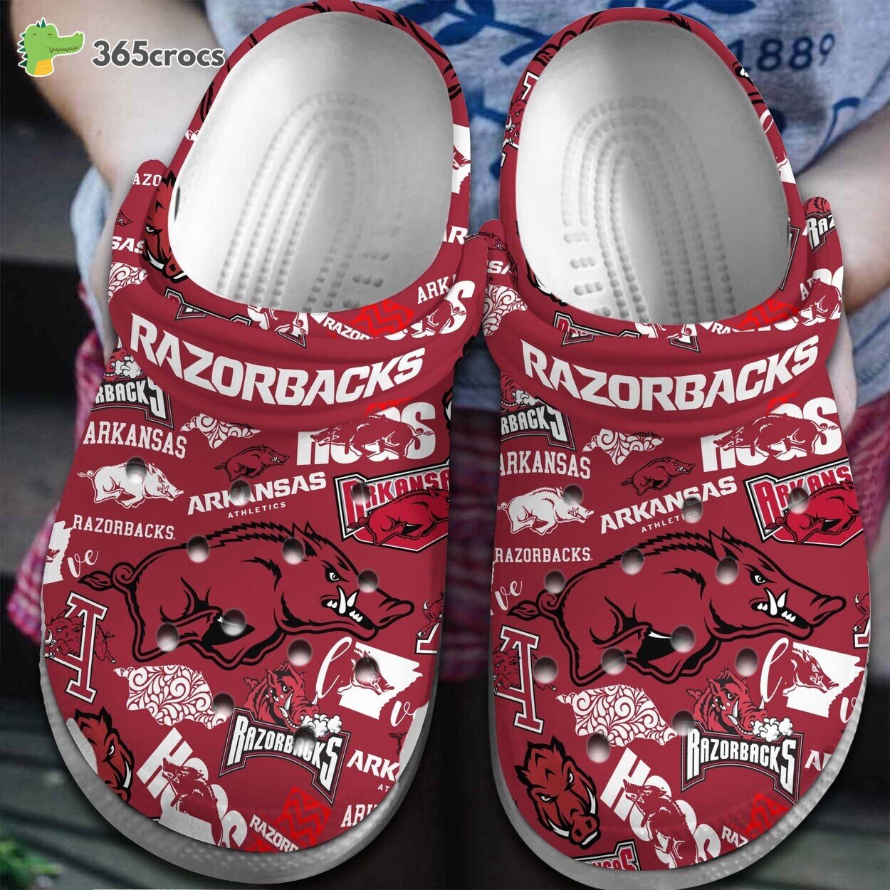 Arkansas Razorbacks NCAA Sport Comfortable Crocss Clog Footwear Design