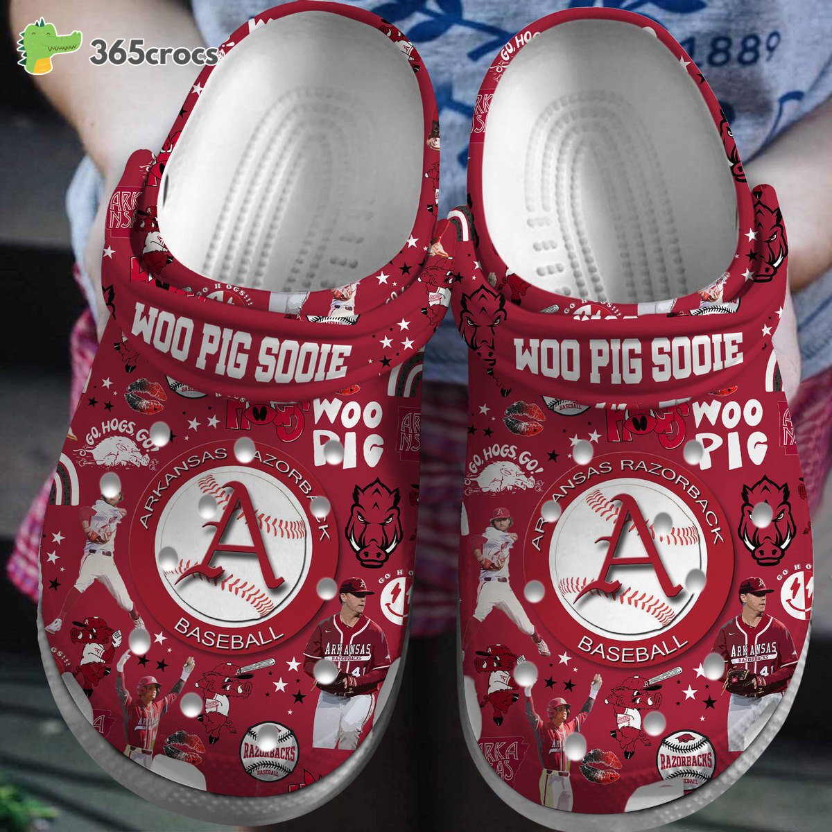 Arkansas Razorbacks NCAA Sport Crocss Clogs Shoes Comfortable