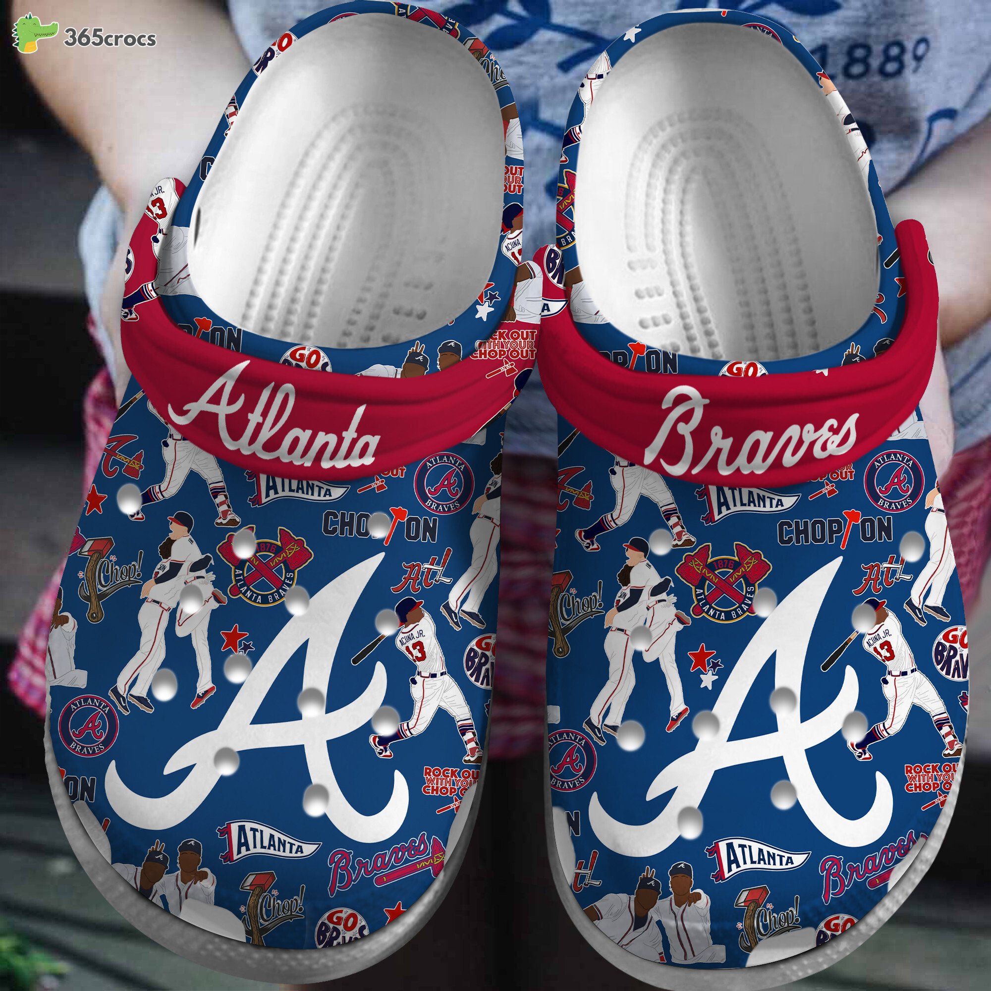 Atlanta Braves MLB Elite Comfortable Crocss Clogs Shoes Series Collection Trend