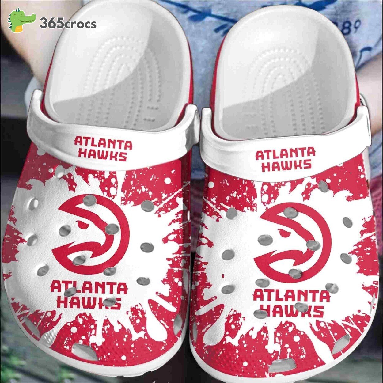 Atlanta Hawks Basketball Fans’ Go To Comfortable Crocss Clog Shoes