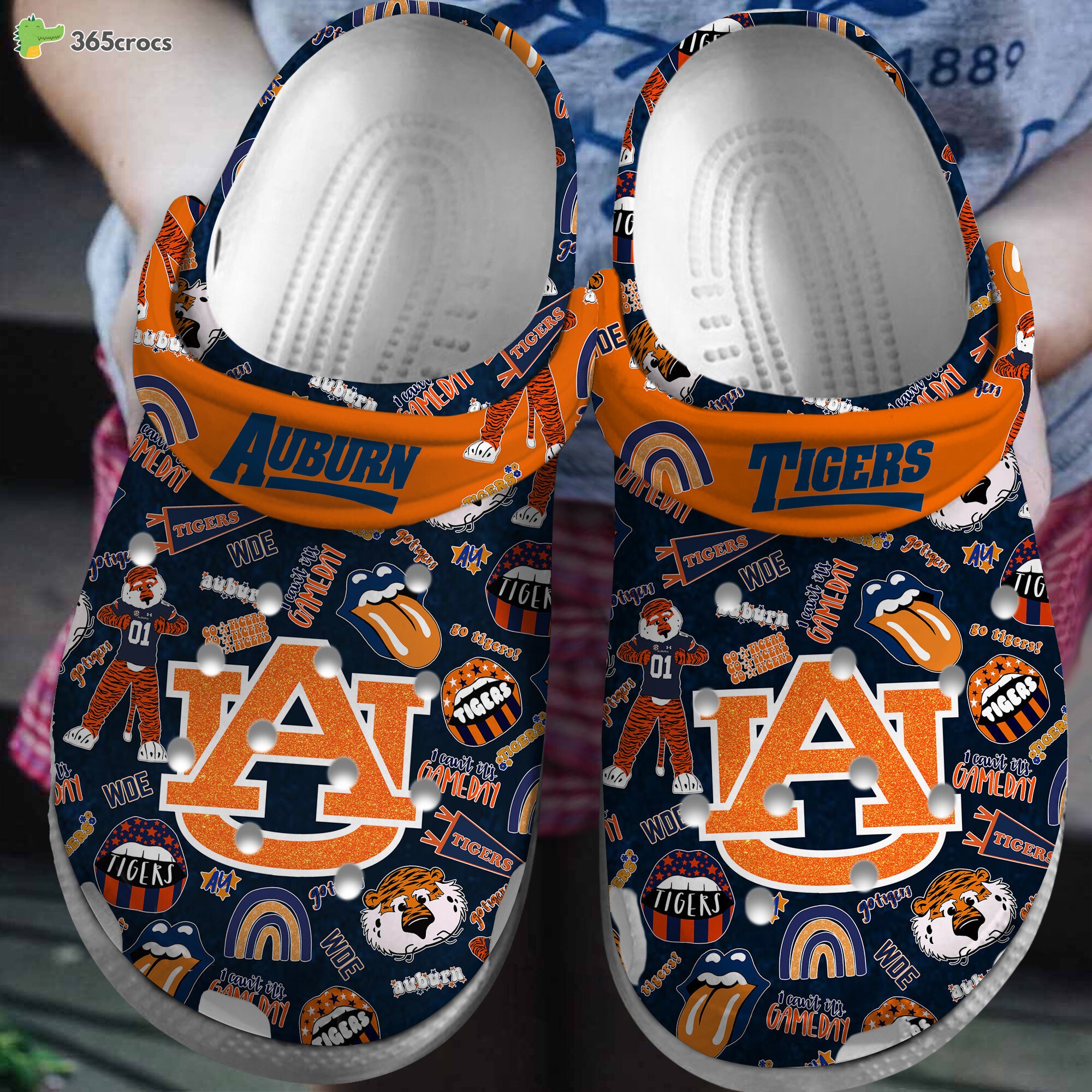 Auburn Tigers NCAA Sport Crocss Clogs Shoes Comfortable