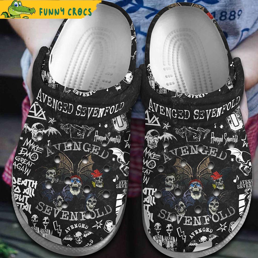 Avenged Sevenfold Band Music Clogs â Discover Comfort And Style Clog Shoes With Funny Clogs