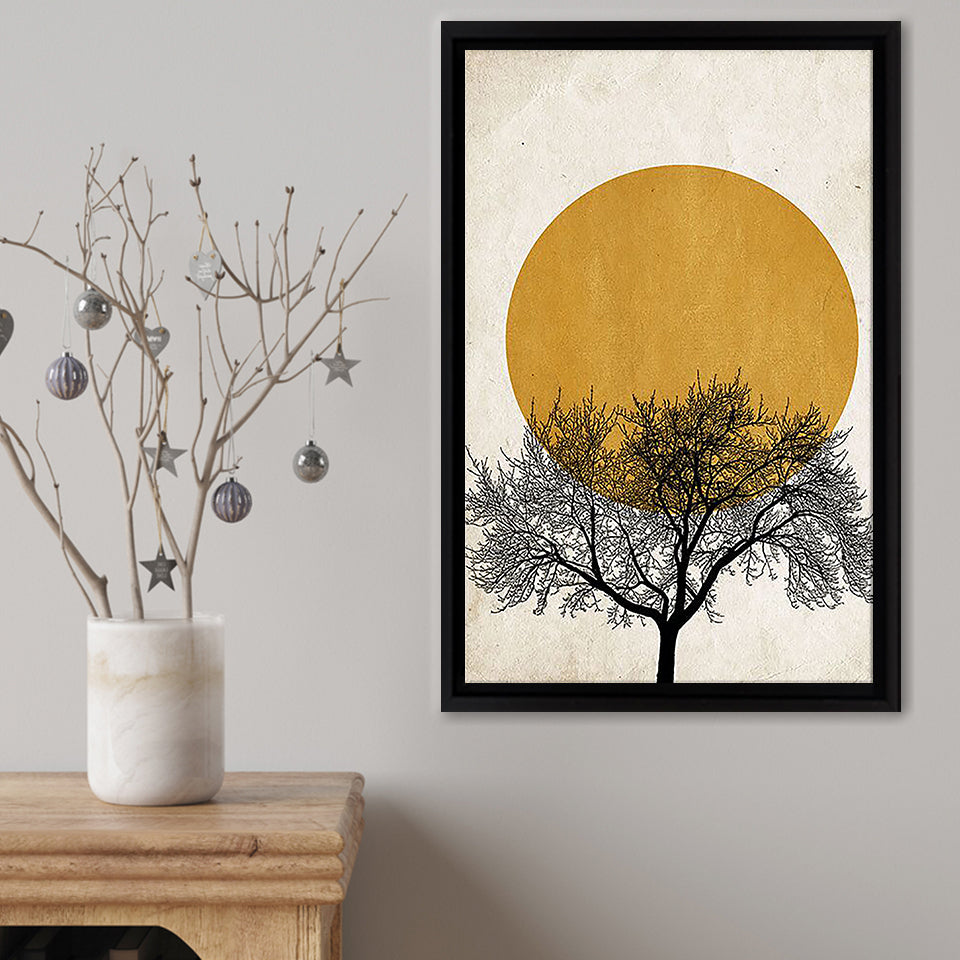 Winter Morning Framed Canvas Print – Canvas Painting, Canvas Art, Wall Art, Wall Decor