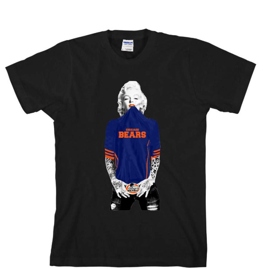 Marilyn Monroe Chicago Bears Unisex T-shirt Sports Clothing