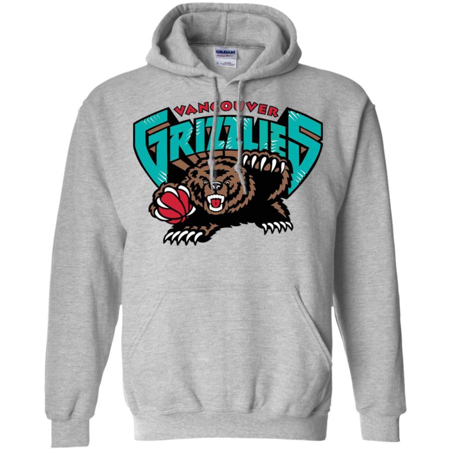 AGR Vancouver Grizzlies Logo Gildan Pullover Hoodie