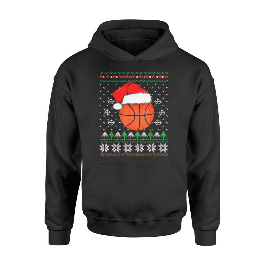 Christmas gift idea Basketball Santa Pajama T-Shirt – Standard Hoodie