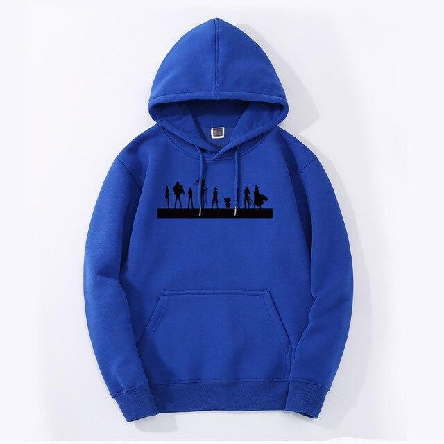 One Piece Straw Hat Pirates Silhouette Hoodie