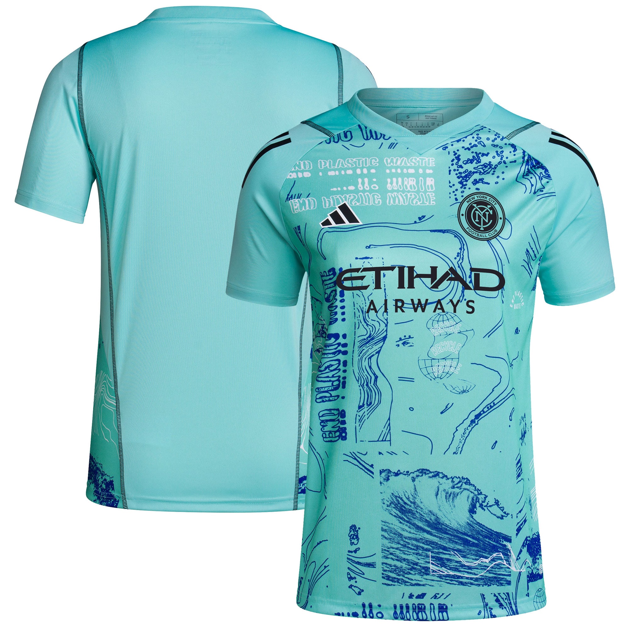 New York City FC Women's 2023 One Planet Replica Jersey – Green