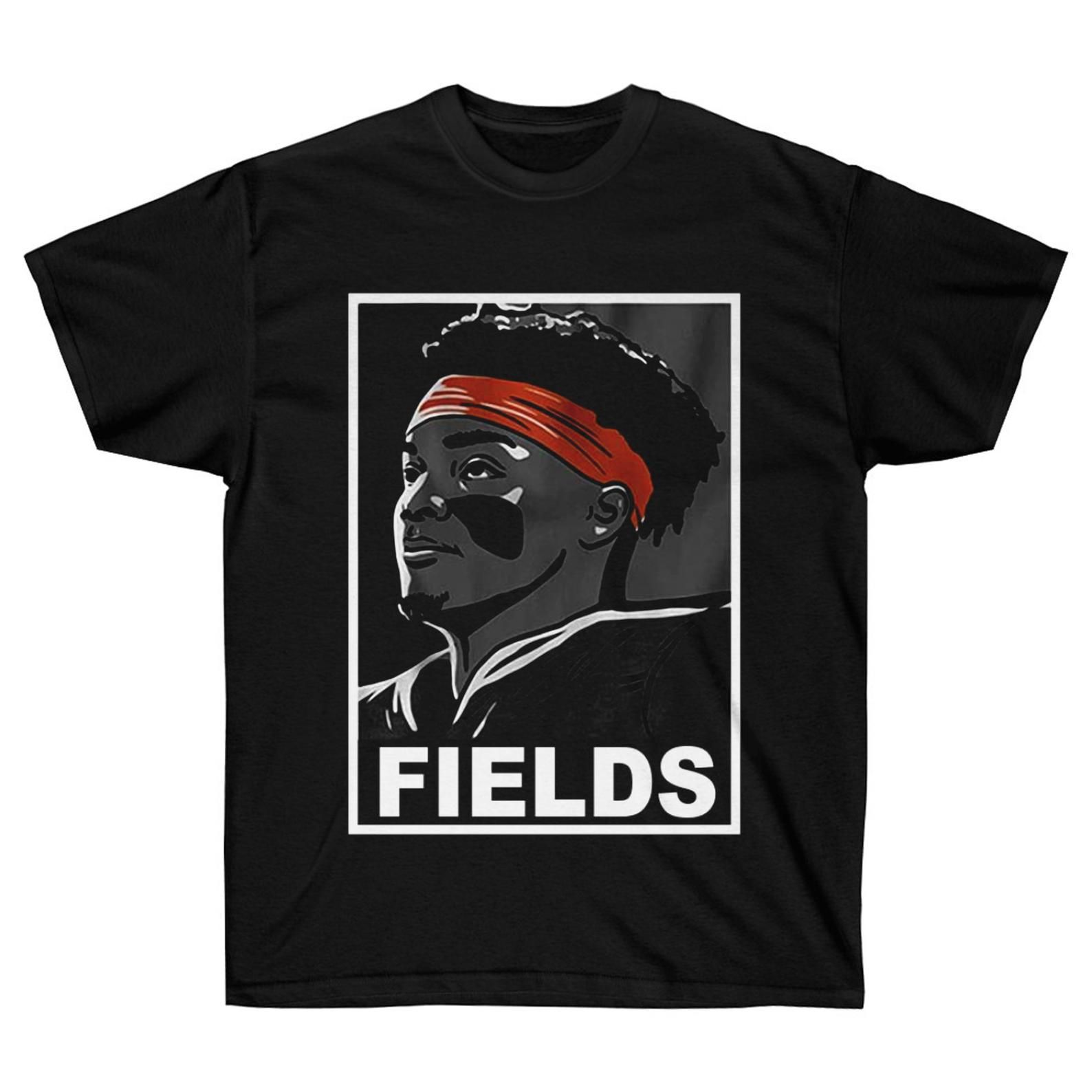 Justin Fields Art Shirt Chicago Bears T-Shirt Justin Fields Bears Shirt Justin Fields Shirt Chicago Bears Shirt For And