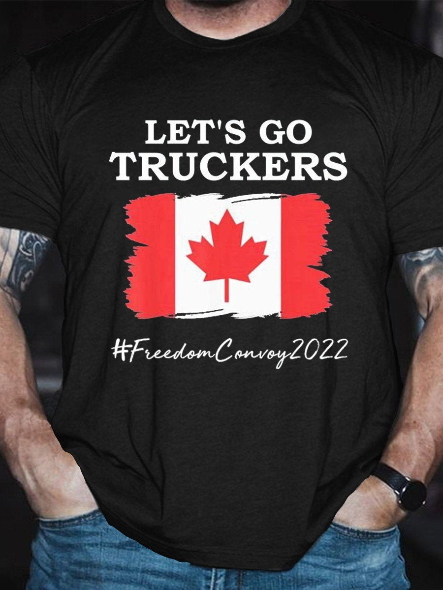 Men’S Let’S Go Truckers Freedom Convoy 2022 Classic T-Shirt