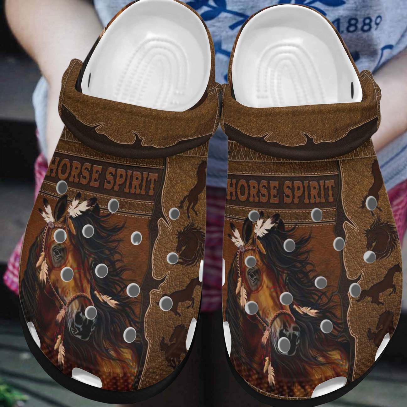 Horse Personalized Clog, Custom Name, Text, Color, Number Fashion Style For Women, Men, Kid, Print 3D Horse Spirit