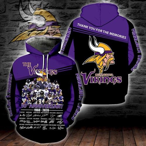 Minnesota Vikings New Full  K1937 Hoodie And Zipper Graphic Drawing Personalize Gift