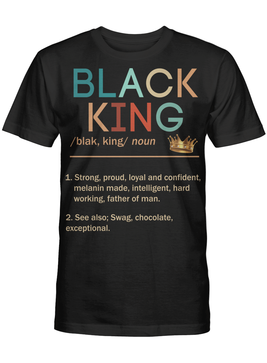 Black King Definition Shirt For Black Men