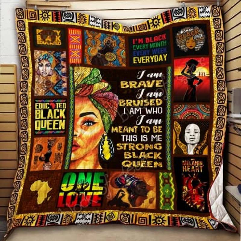 Strong Black Queen Quilt THH950 Block Of Gear™