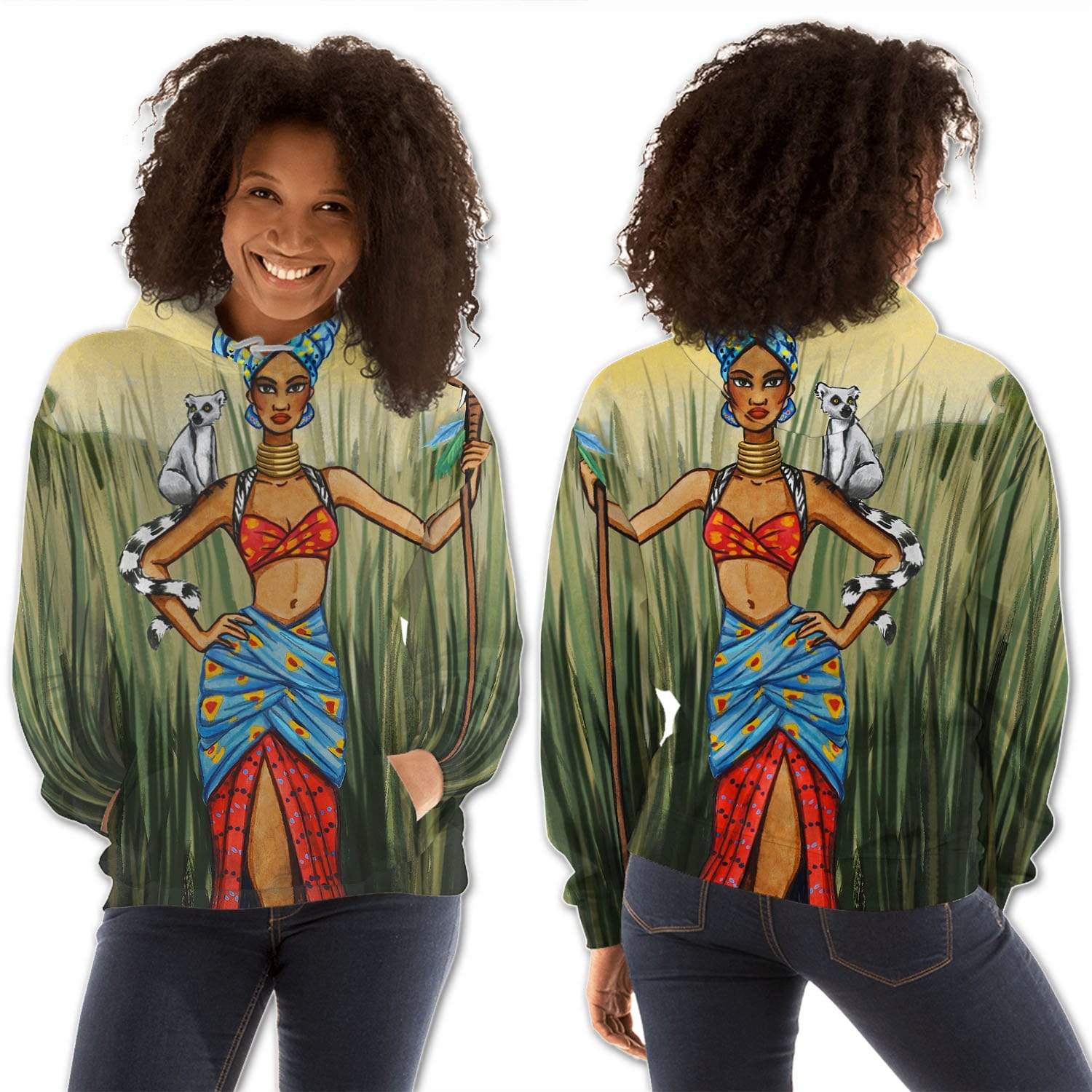 African American Hoodies Cute African American Female Pretty Natural Hair Afro Girl African Fashion Styles