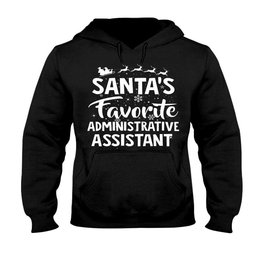 Santa Favorite Assistant Funny Christmas Gift Shirt Hoodie