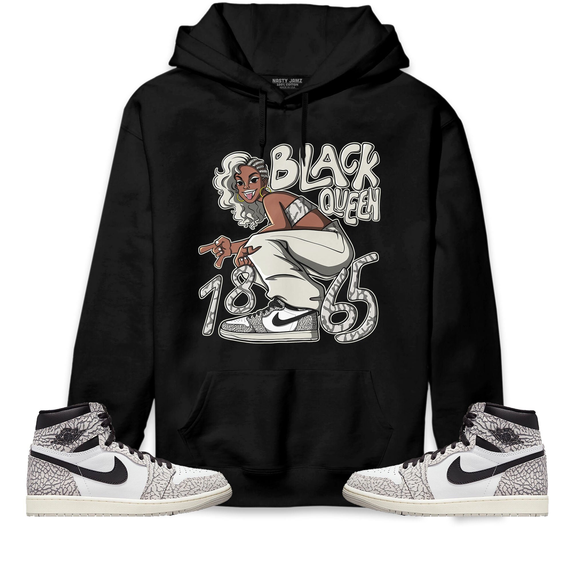 Black Girl Freedom Unisex Hoodie Mat &hellip;