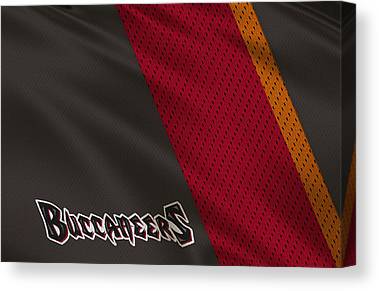 10 Tampa Bay Buccaneers Uniform Joe Hamilton Canvas Print