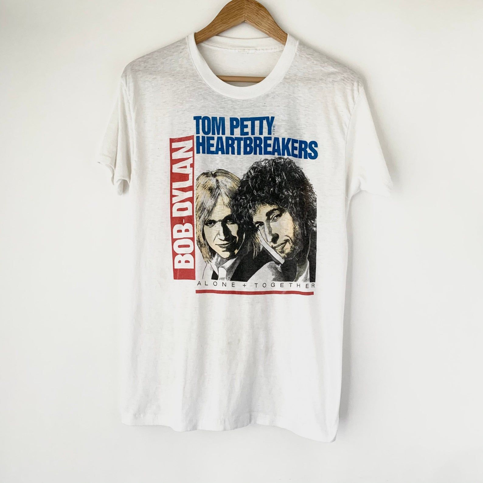 1986 Tom Petty Bob Dylan True Confessions Vintage Tour Band Shirt 80S ...