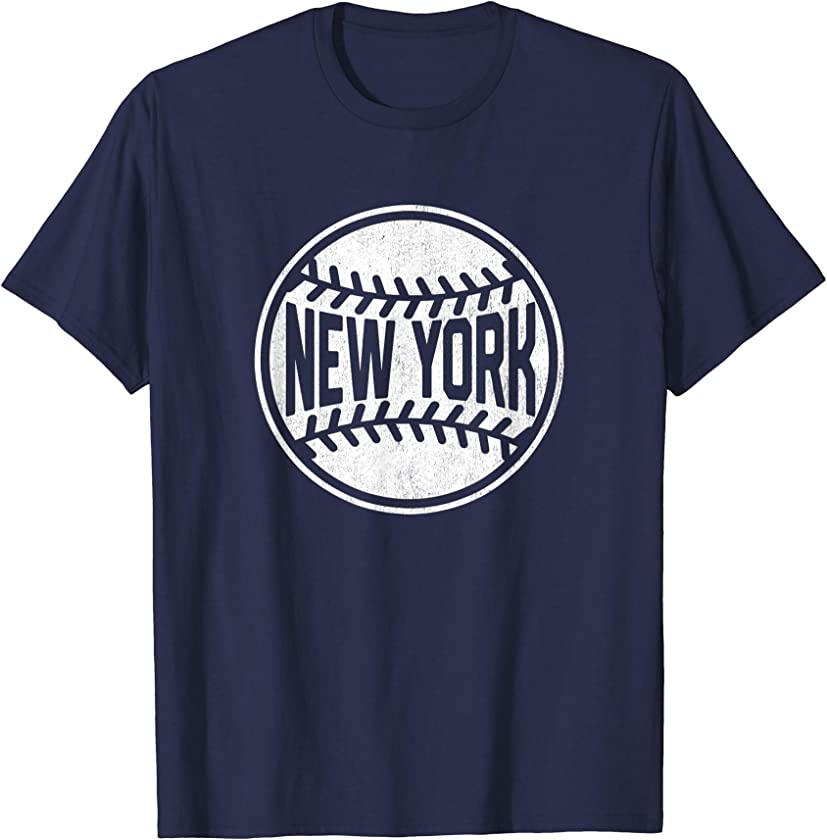 Vintage New York Baseball Stitches T-Shirt