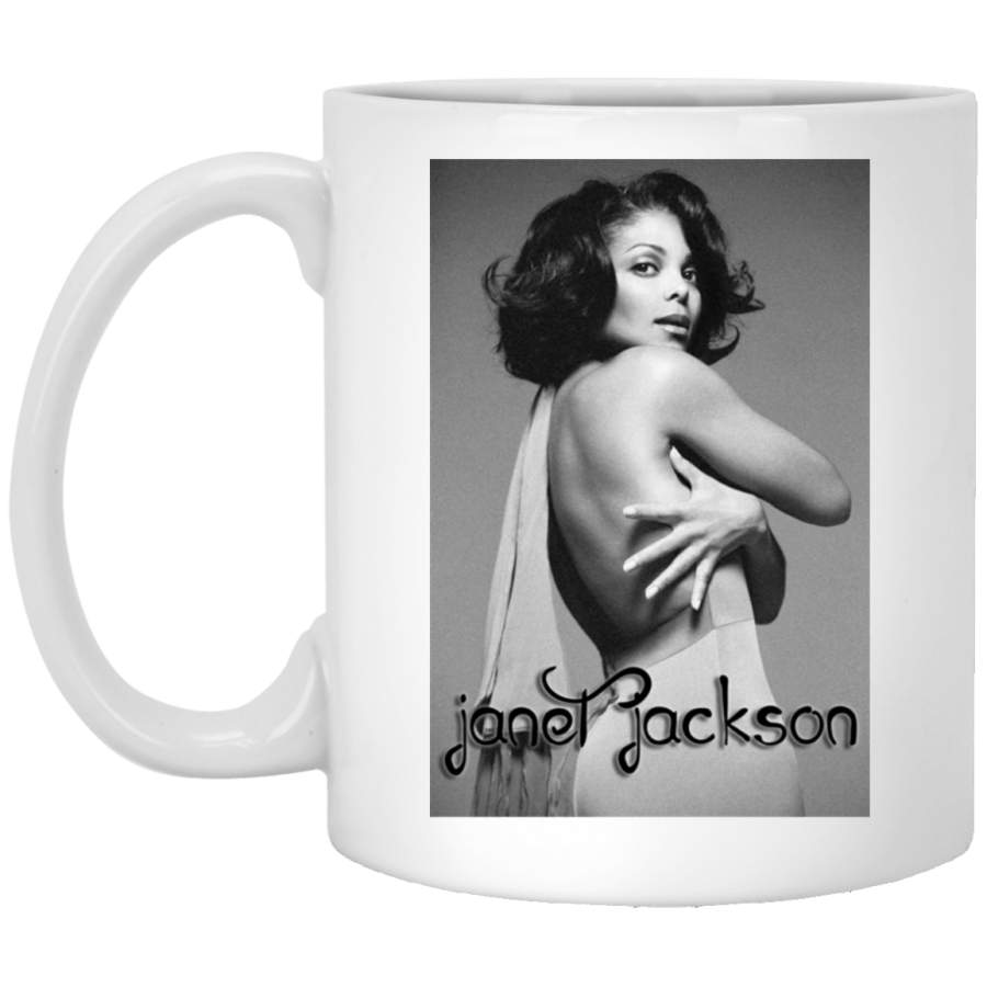 Janet jackson 11 oz. White Mug