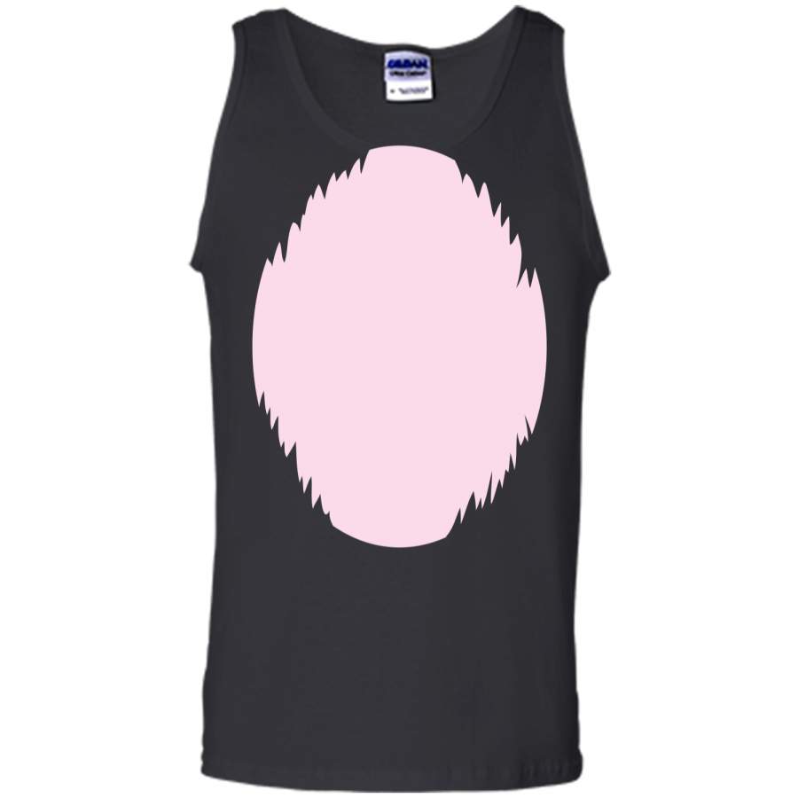 Cute Easter Bunny Costume Pink White Belly Dress Up Shirt Tank Top