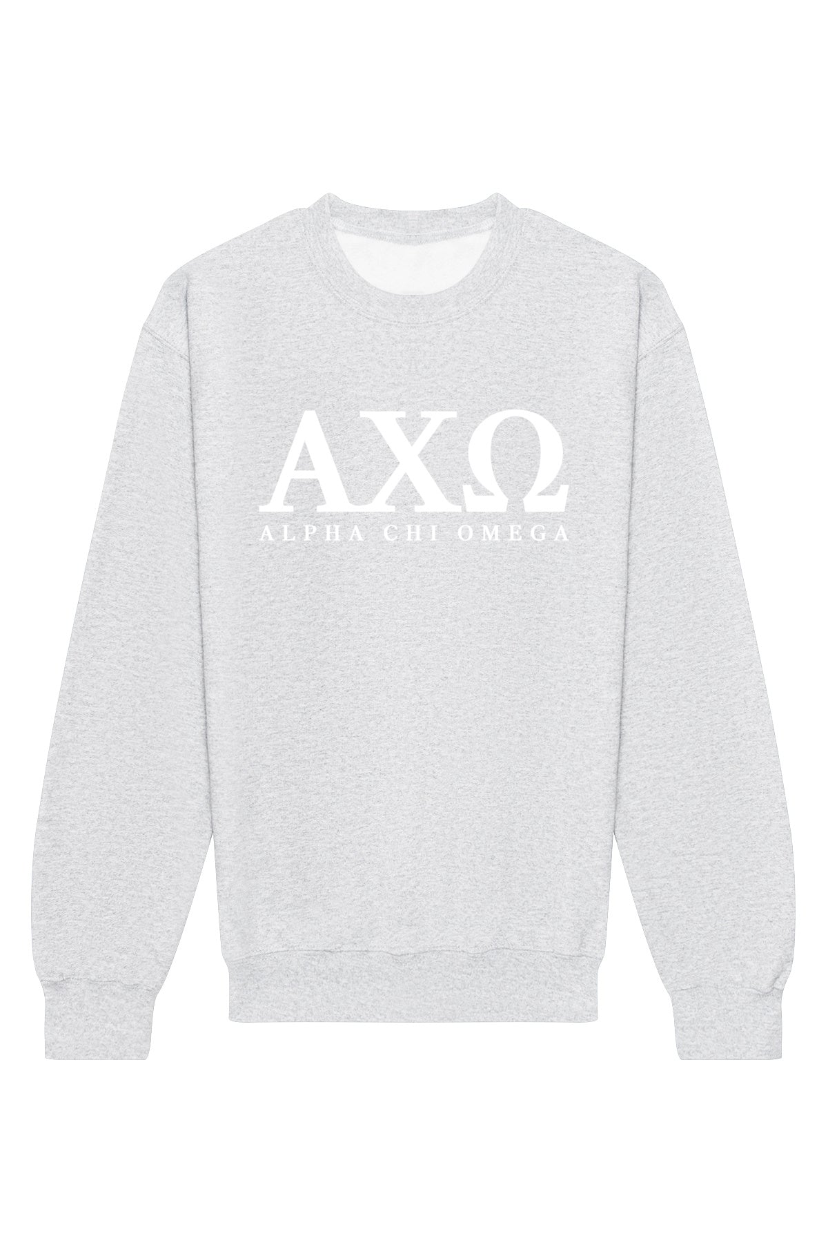 Alpha Chi Omega Letters Crewneck Sweatshirt