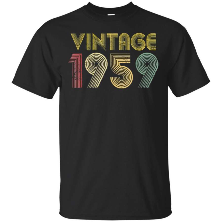 60th Birthday Gift Vintage 1959 T-Shirt Classic Men Women