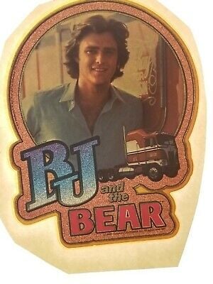 Vintage Iron On Heat T-shirt Transfer: Bj & The Bear 80s Trucker Tv Show 3550