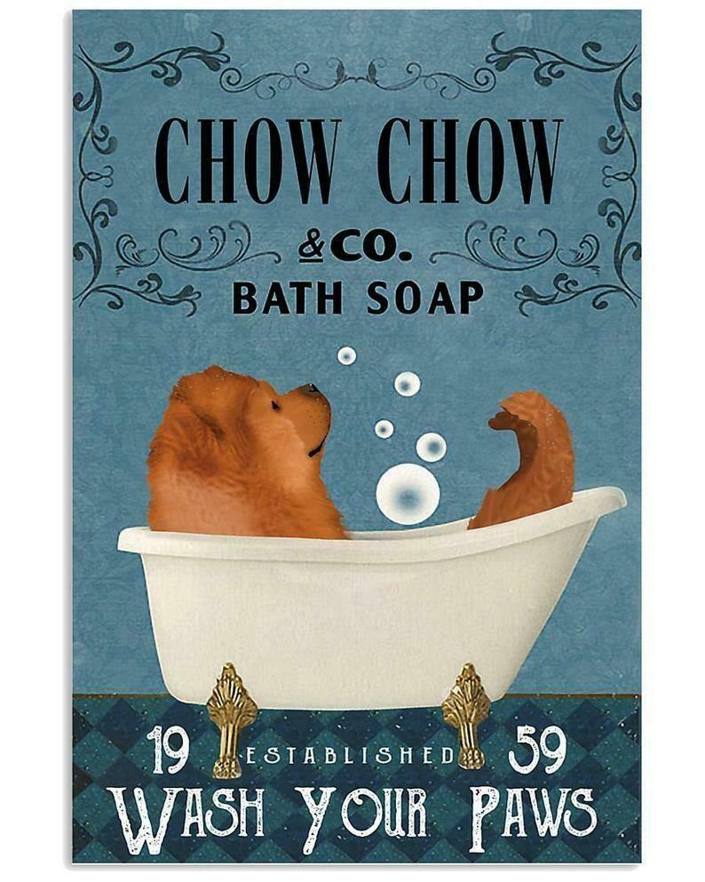 Bath Soap Company Chow Chow – Best Idea Gift , Gift For Home Decor, Gift For Family – Horizontal Canvas Matte Canvas Wall Art