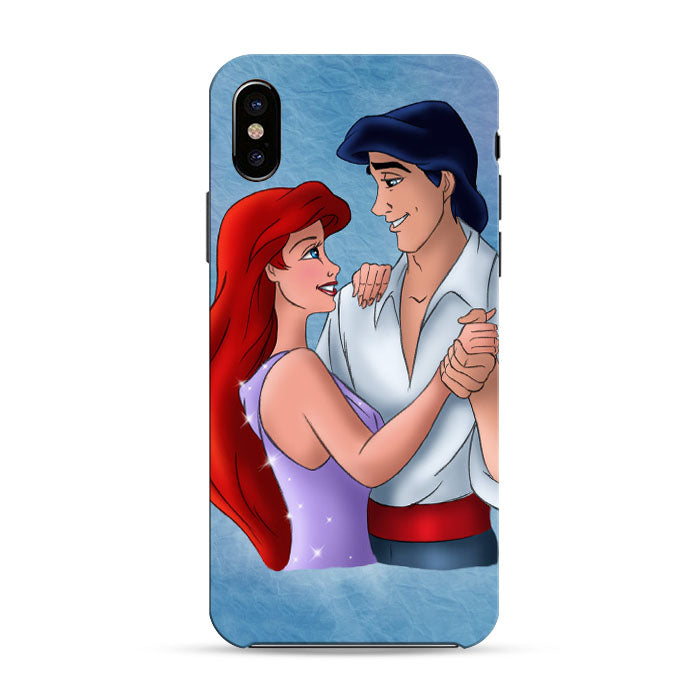 Ariel Little Mermaid Love Eric iPhone X 3D Case