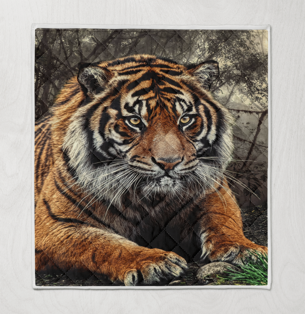 Tiger Quilt Blanket Wq2609812