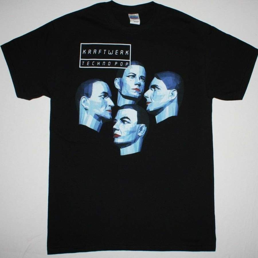 Kraftwerk Techno Pop Electric Cafe Electronic Organisation Black T-Shirt