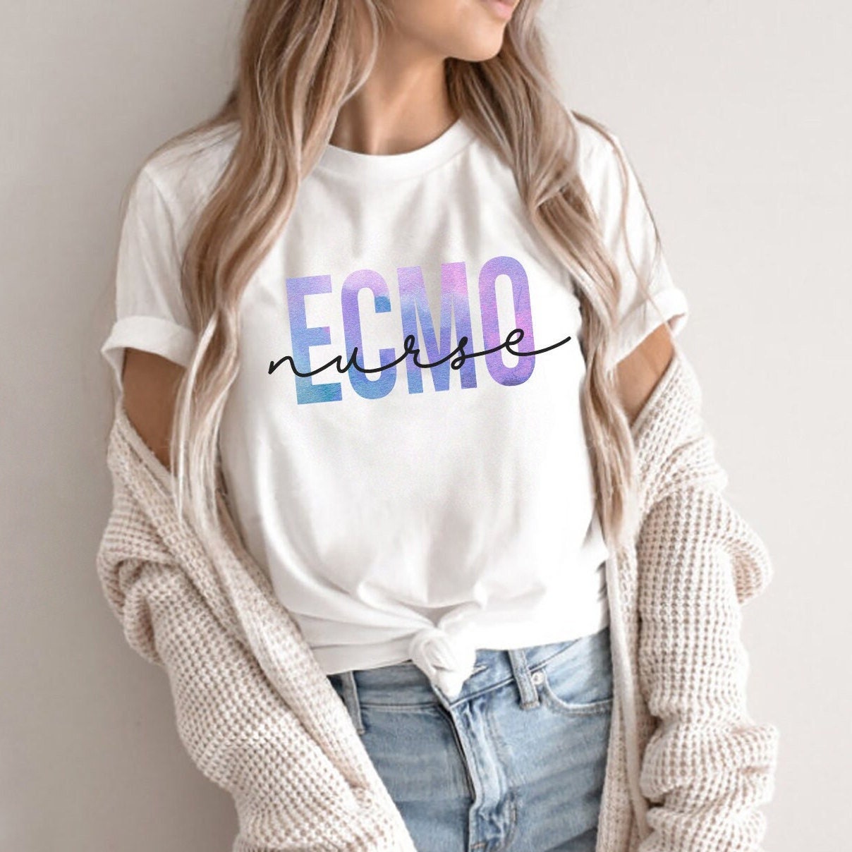 ECMO Nurse T-Shirt – Ecmo Specialist Shirt – Cvicu ICU Micu Sicu Picu nurse TShirt, Nursing Critical Care RN Tee Nurses Week Gift Present