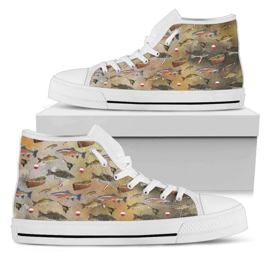 Swimming fish Women’s High Tops