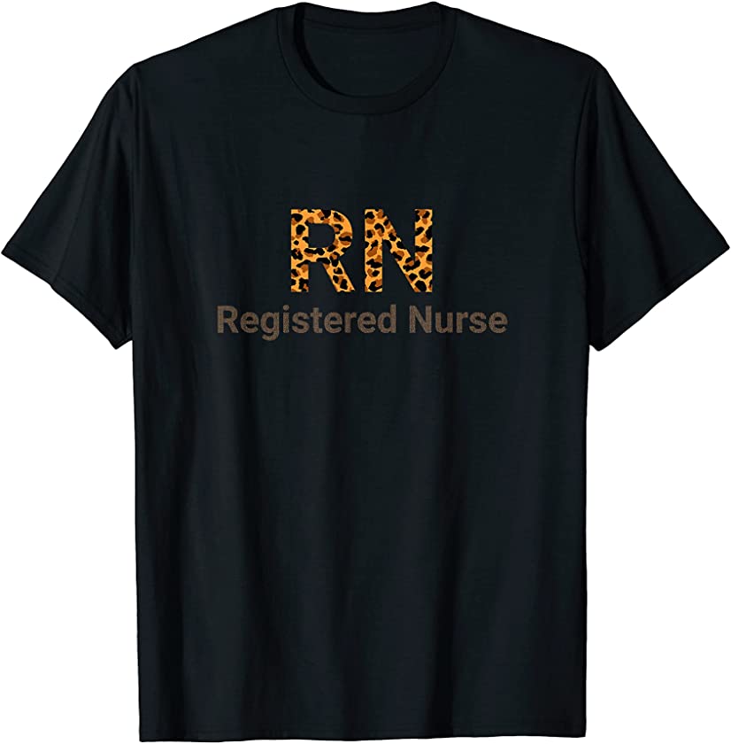 Registered Nurse Life Leopard RN Registered Nurse Est 2021 T-Shirt