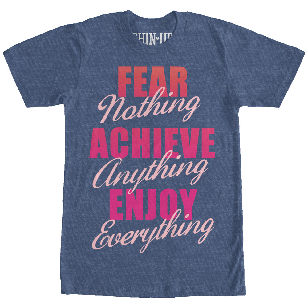 Chin Up Women’S Fear Nothing  Boyfriend Tee