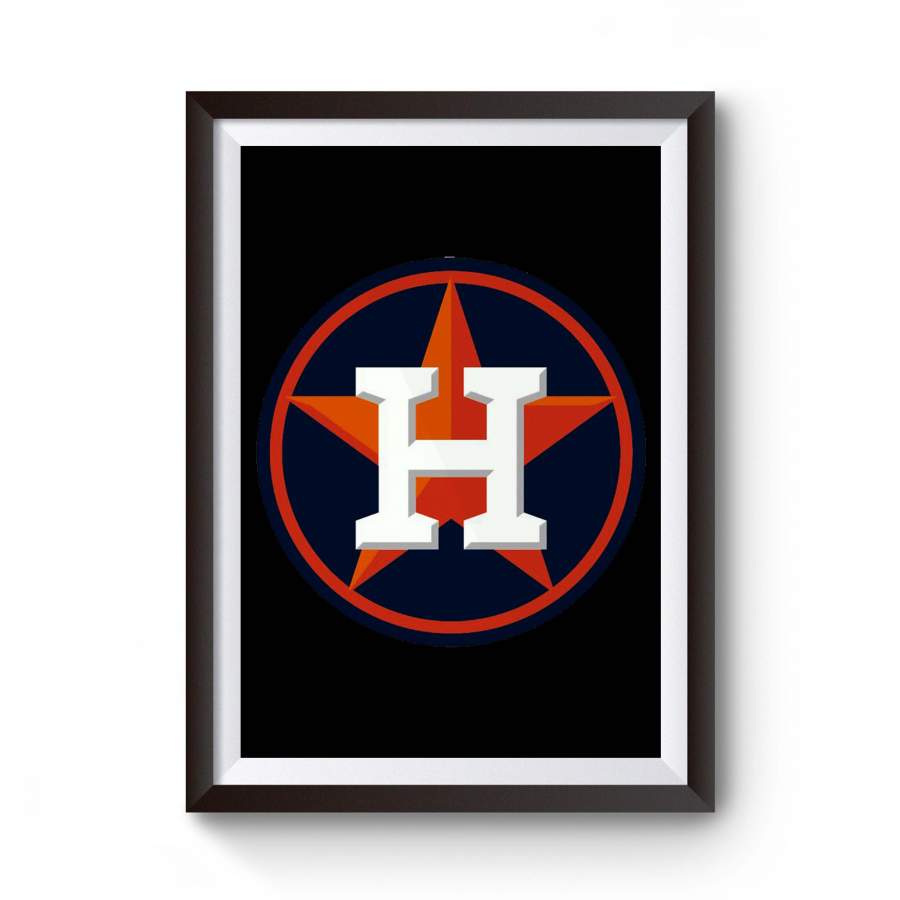 Houston Astros Retro Star World Series Champions Poster