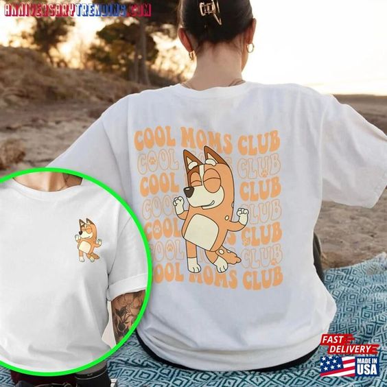 Bluey Cool Moms Club Shirt T-shirt