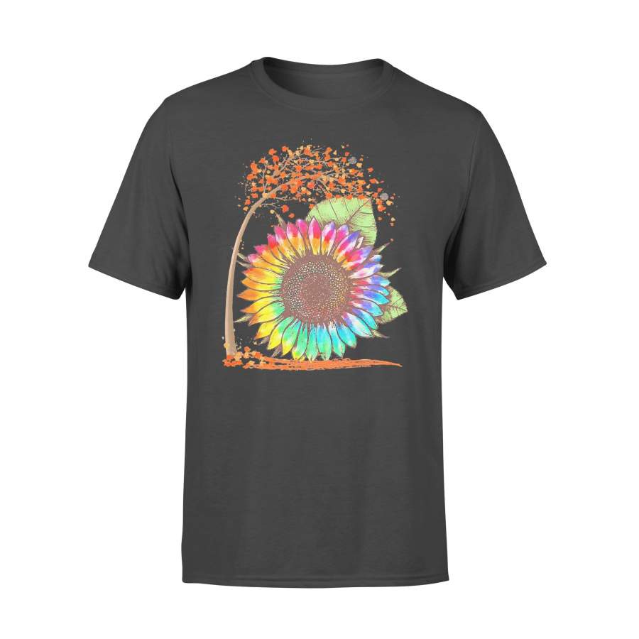 Fall Autumn Colorful Sunflower T-shirt