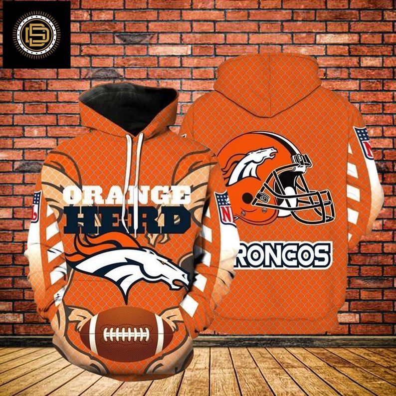 Denver Broncos 50 Gift For Fan 3D T Shirt Sweater Zip Hoodie Bomber Jacket