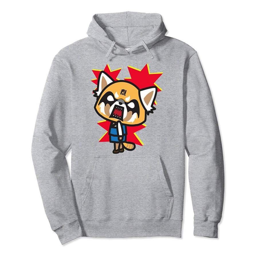 Aggretsuko Rage Face Hoodie T-Shirt