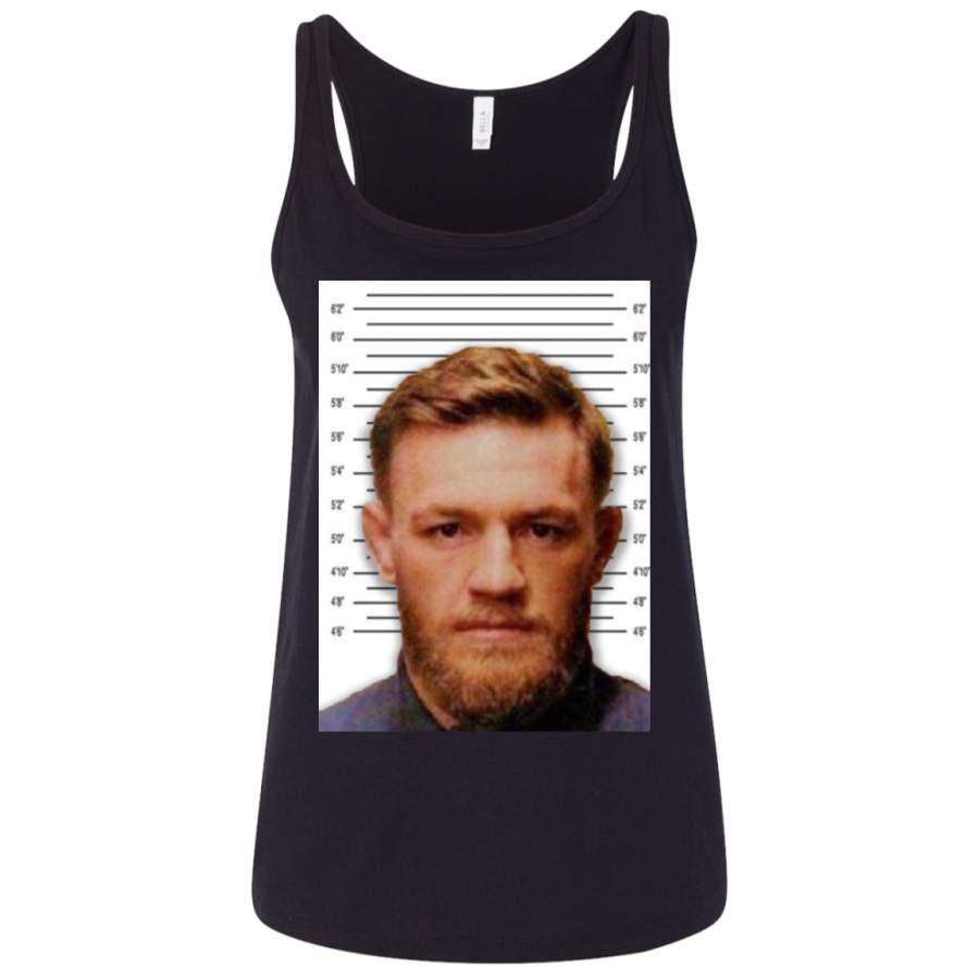 AGR Conor Mcgregor Best Mugshot shirt Ladies’ Relaxed Jersey Tank